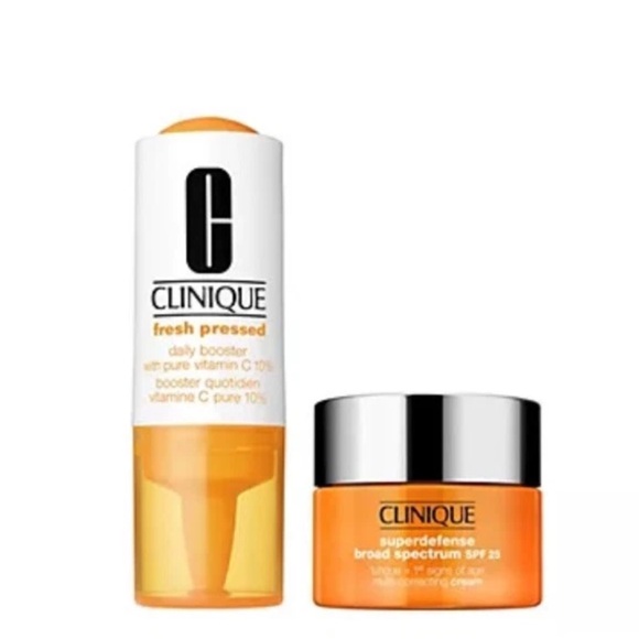 Clinique Fresh Pressed Recharge System - Orange and White - Picture 2 of 5